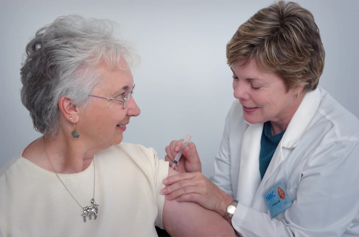 A care leader supporting a resident