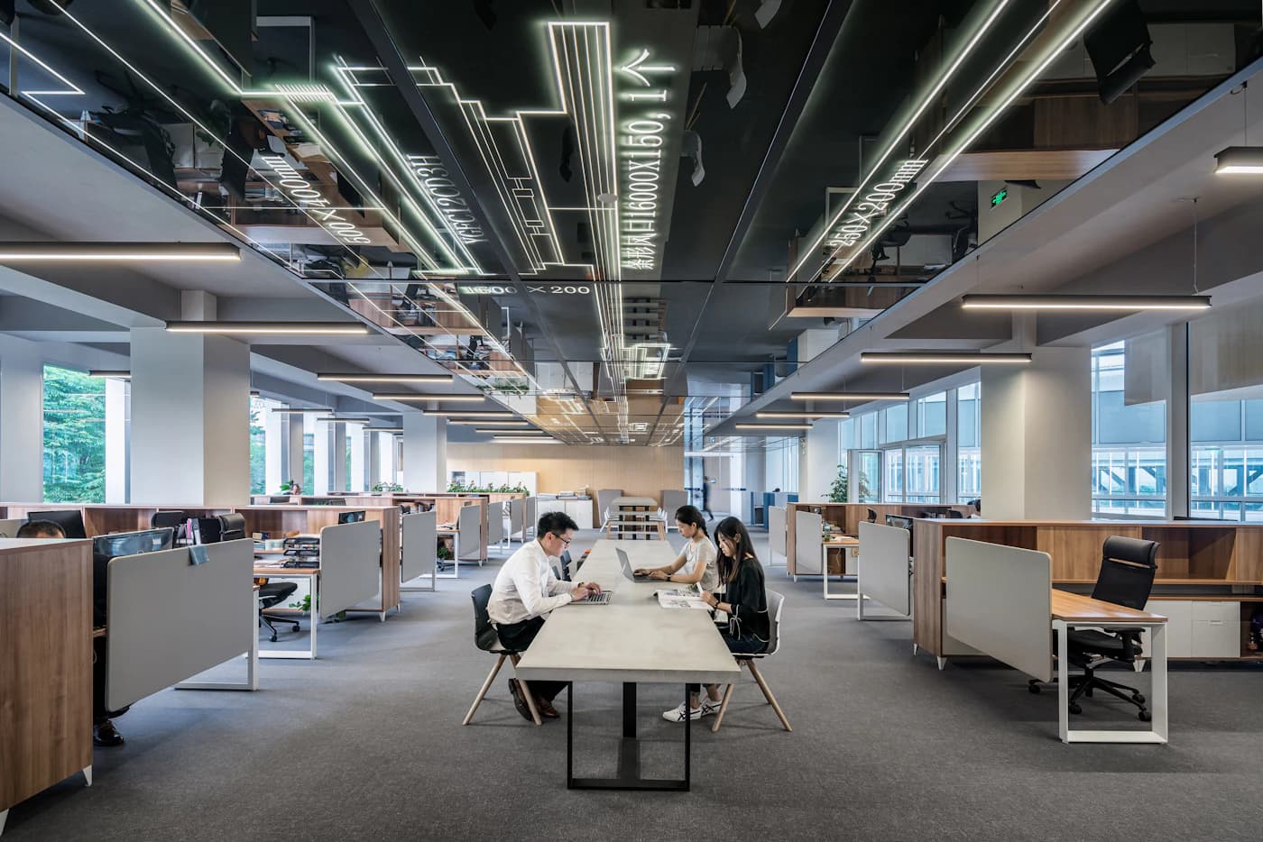 A team in a meeting room